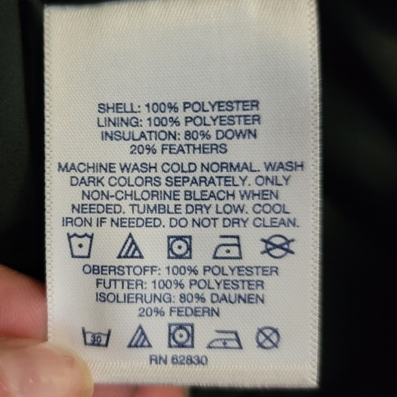 NWT Medium Lands' End Fair Isle Puffer Vest Snowflakes Chalet Chic Scandi Style - Picture 10 of 12